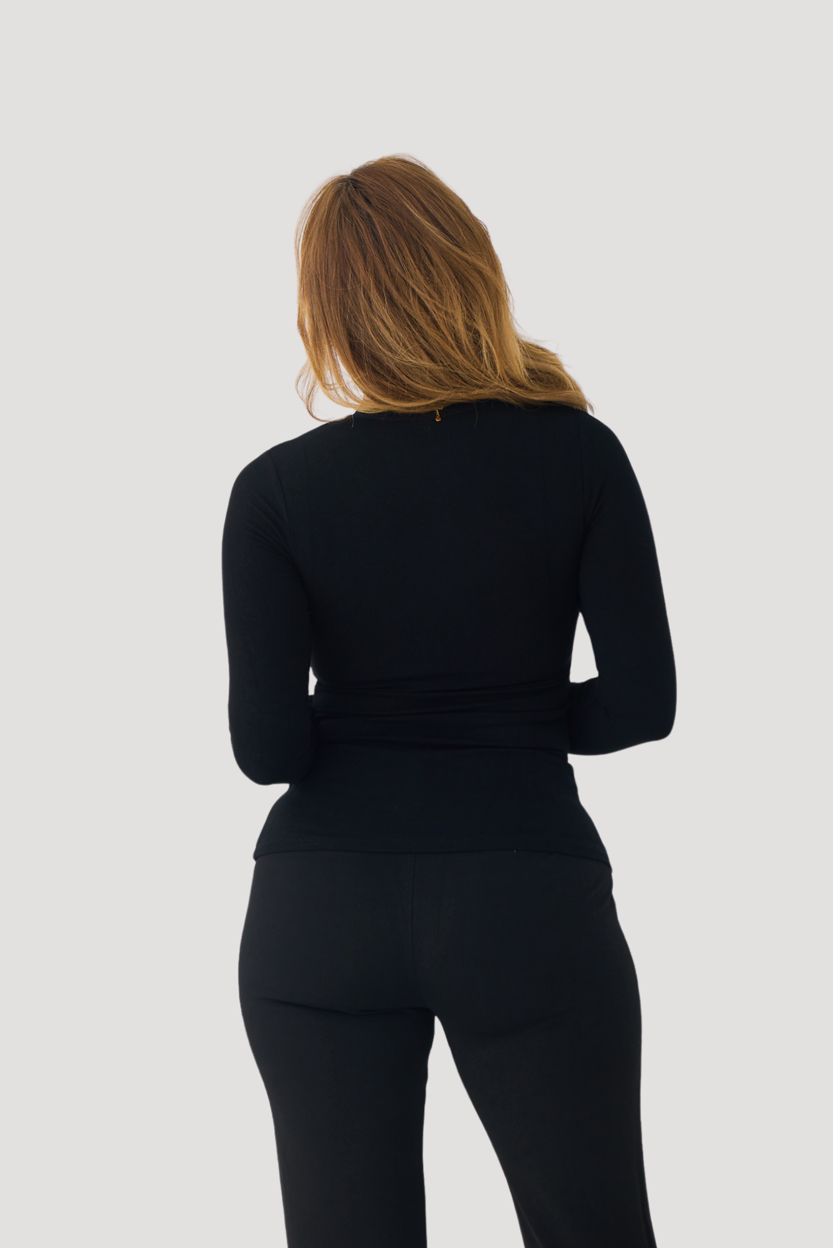 LACE V-NECK LONGSLEEVE