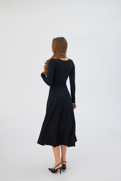 REVERSIBLE FLOWY SLEEVE DRESS