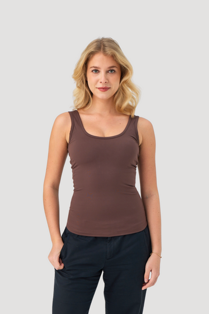 SCOOP NECK TANKTOP